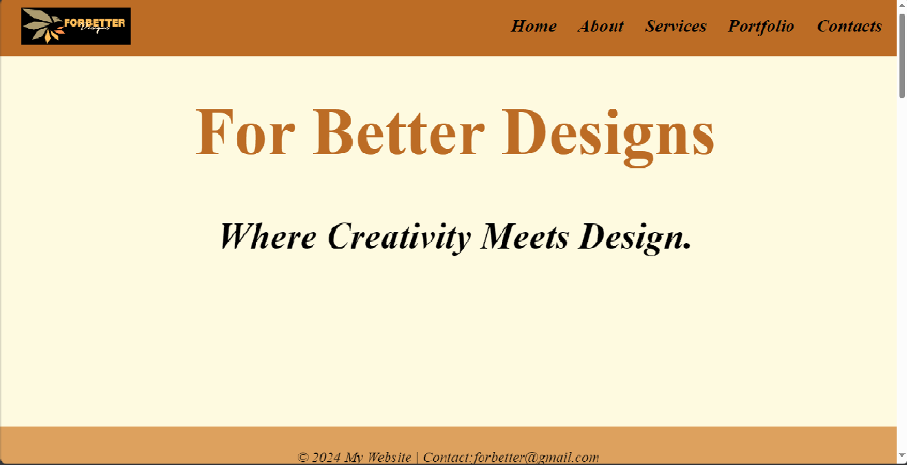 For better Designs